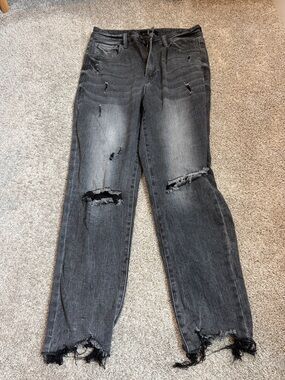 Risen Jeans Dark Gray Denim Jeans